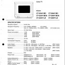 Mitsubishi CT25AV1LD Television Service Manual PDF download.