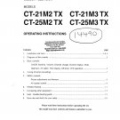 Mitsubishi CT25M2TX Television Operating Guide PDF download.