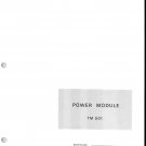 Tektronix TM501 Power Module Operating Guide PDF download.