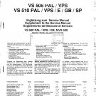 Grundig VS505 VPS Video Recorder Service Manual PDF download.
