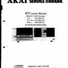 Akai CD D1 Audio Equipment Service Manual PDF download.