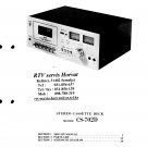 Akai CS702D Audio Equipment Service Manual PDF download.