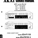 Akai CSF210 Audio Equipment Service Manual PDF download.
