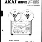 Akai GX646 Audio Equipment Service Manual PDF download.