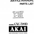 Akai GXC709D Audio Equipment Service Manual PDF download.