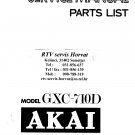 Akai GXC710D Audio Equipment Service Manual PDF download.