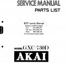 Akai GXC730D Audio Equipment Service Manual PDF download.