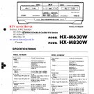 Akai HXM630W Audio Equipment Service Manual PDF download.