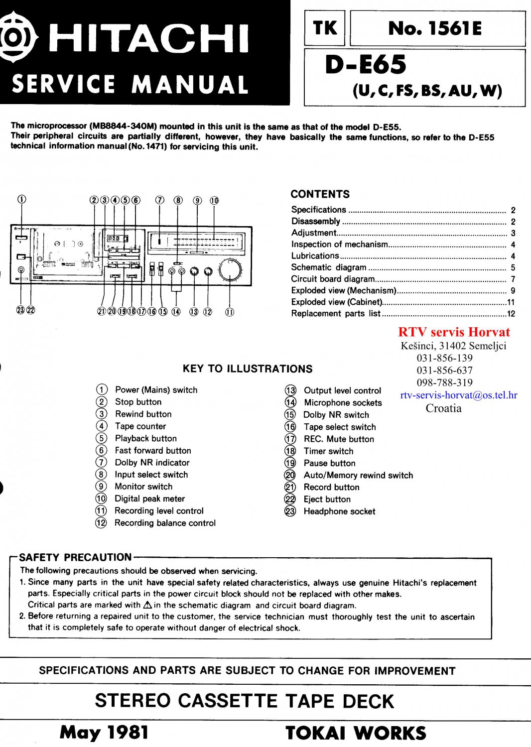 hitachi rasc4hnpe instruction manual pdf download