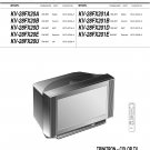 Sony KV28FX20U Television Service Manual PDF download.