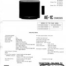 Sony KVC2963E. AE1C Television Service Manual PDF download.