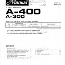 Pioneer A300  AMPLIFIER Service Manual PDF download.