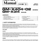 Pioneer GMX404-02  AMPLIFIER Service Manual PDF download.