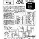 Bush DAC90 Vintage Wireless Service Schematics PDF download.