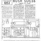 Bush SUG26 Vintage Wireless Service Schematics PDF download.