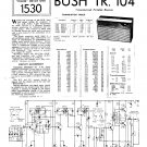 Bush TR104 Vintage Wireless Service Schematics PDF download.