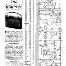 Bush TR130 Vintage Wireless Service Schematics PDF download.