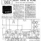 Bush VHF41 Vintage Wireless Service Schematics PDF download.