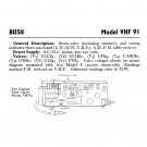 Bush VHF91 Vintage Wireless Service Schematics PDF download.