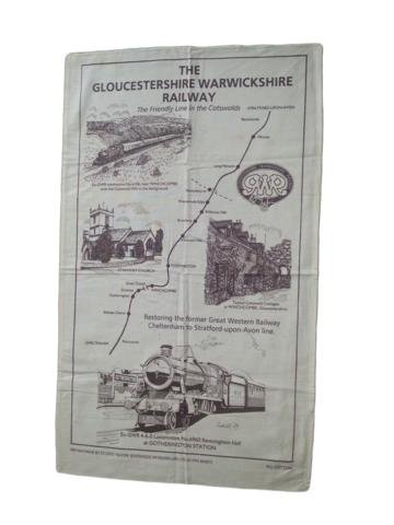Tea Towel Gloucester Railway Mauritron # 78920.