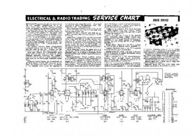 EKCO CR152 Equipment Service Information by download #90185