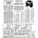 EKCO MBP149 Equipment Service Information by download #90204
