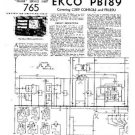 EKCO PB189 Equipment Service Information by download #90218