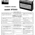 EKCO PT313 Equipment Service Information by download #90229
