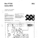 EKCO PT316 Equipment Service Information by download #90230