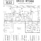 EKCO RT366 Equipment Service Information by download #90258