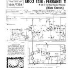 EKCO T418 Equipment Service Information by download #90323