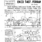 EKCO TC1087 Equipment Service Information by download #90331