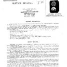 EKCO UAW78 Equipment Service Information by download #90399
