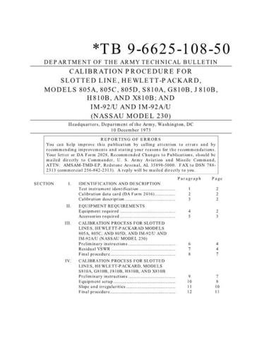 Hewlett Packard G810B Military Technical Manual by download #90477