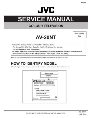 JVC AV20NT Vol 2 Service Manual by download #90506