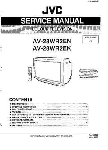 JVC JF Chassis Service Manual by download #90536
