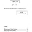 JVC MXJ100 Parts Lists by download #90543