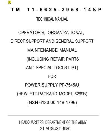Military PP7545U Military Technical Manual by download #90590