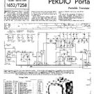 PERDIO PORTARAMA Mark 2 Equipment Service Information by download #90634