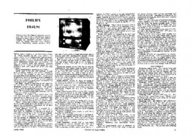 PHILIPS 1114UM Vintage TV Service Info  by download #90671