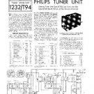 PHILIPS AT7521-03 Vintage TV Service Info  by download #90742