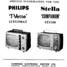 PHILIPS COMPANION Vintage TV Service Info  by download #90744