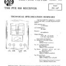 PYE 810 Vintage Service Information  by download #90840