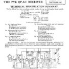 PYE QPAC Vintage Service Information  by download #90977