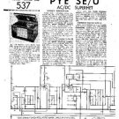 PYE SE_U Vintage Service Information  by download #90990