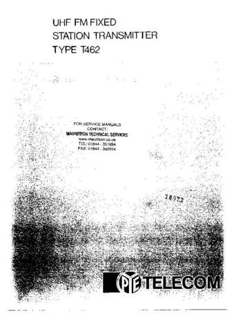 PYE T20 Vintage Service Information  by download #91001