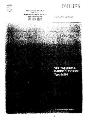 PYE TP_AC Vintage Service Information  by download #91019