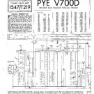 PYE V700D Equipment Service Information by download #91036