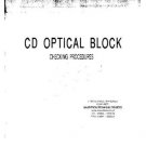 SONY CD OPTICAL BLOCK Service Manual by download #91069