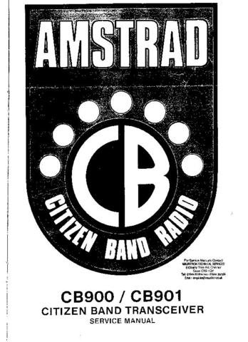 AMSTRAD CB900 Service Manual by download #91260